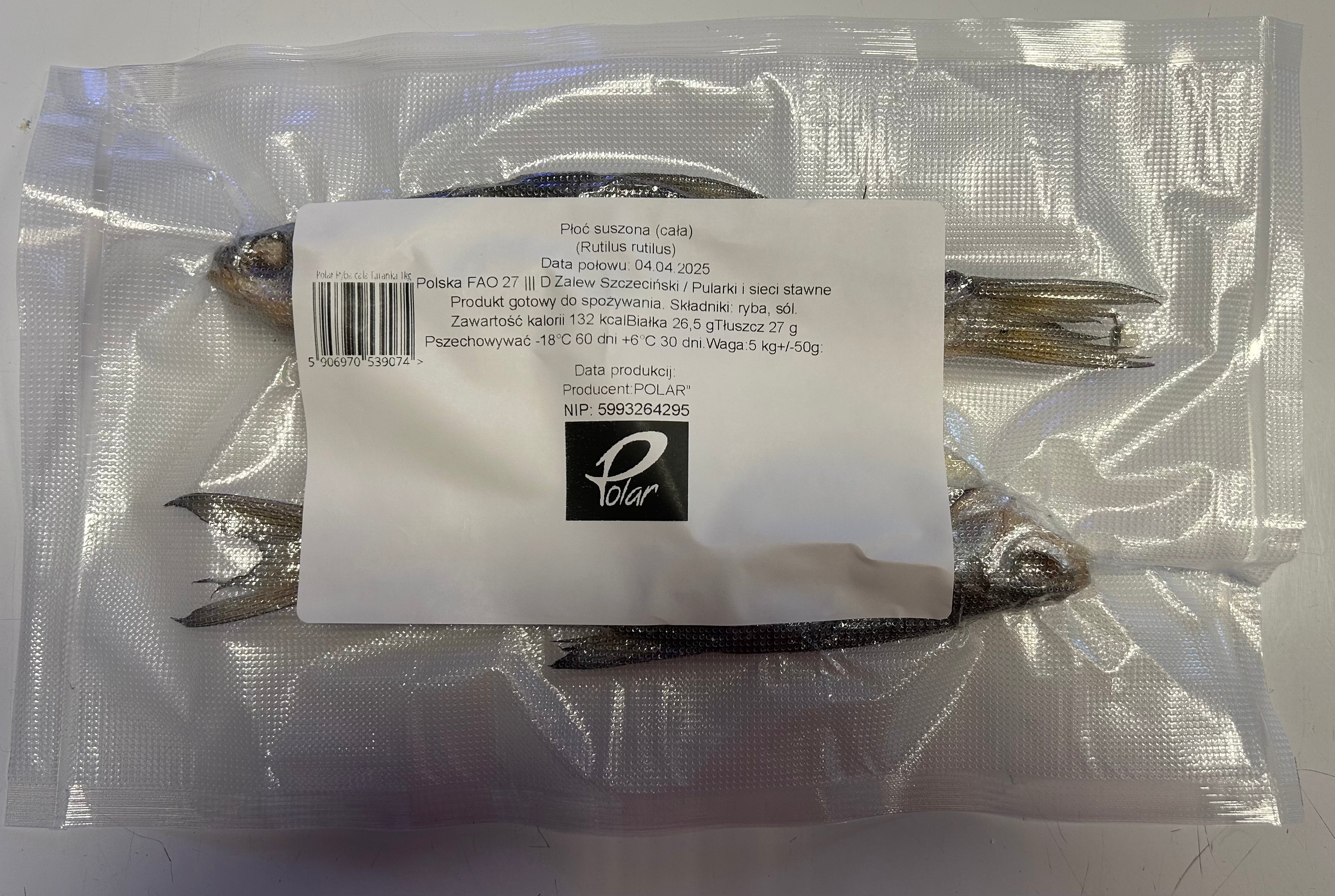 Płoć suszona (Плотва вяленая)